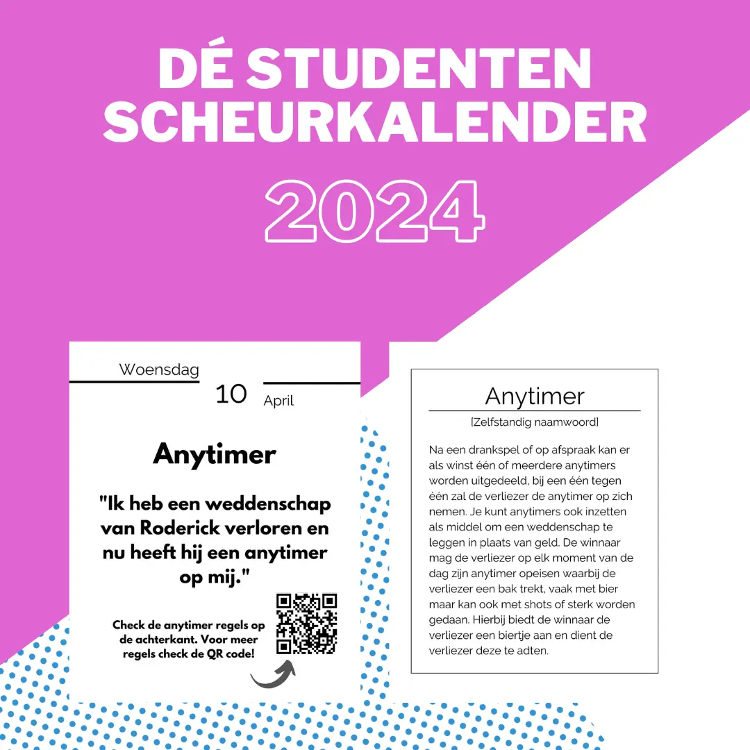 Dé Studenten Scheurkalender 2024